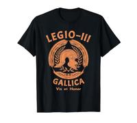 SPQR Legio 3 Gallica Roman Legionary Value Graphic T-Shirt, Men, Black, M