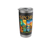SPQR Panorama - Ancient Rome in Color Stainless Steel Insulated Tumbler