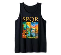 SPQR Panorama - Ancient Rome in Color Tank Top