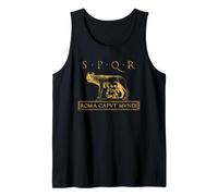 SPQR Roma Caput Mundi Ancient Rome Roman Empire Tank Top