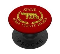 SPQR - Roma Caput Mundi - Capitoline Wolf PopSockets Adhesive PopGrip