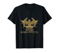 SPQR Roma Invicta Roman Eagle Ancient Rome History T-Shirt