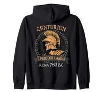 SPQR Roman Centurion Legionary Warrior of Rome Zip Hoodie