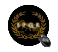 SPQR Roman Empire Emblem Funny Mouse Pad 8" Stylish Non-Slip Mousepad Mats