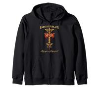 SPQR Roman Legion Roman Empire Legionnaire Discipline Zip Hoodie