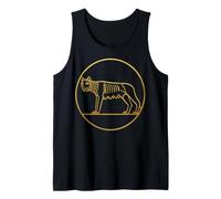 SPQR Roman Rome Wolf Romulus Remus Tank Top