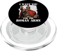 SPQR Warrior Legionnaire Rome's Centurion - Caesar's PopSockets PopGrip for MagSafe