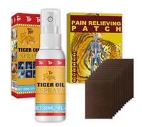 Spray & 12Pcs Soothing Patches Set, Muscle Soothing Spray, Heat Patches for Back, Joint Support Set for Shoulder, Knee, Arm, Neck, for Muscle Soreness