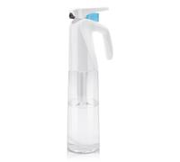 Spray Bottle, 300ml Handheld Spray Bottle for Hair, Continuous Fine Mist For Salon, Gardening, Plants, Air Freshening (Transparent White)