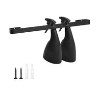 Spray Bottle Holder 14 Inches Slim Stainless-Steel Wall Mount Hanger for Spray Bottle