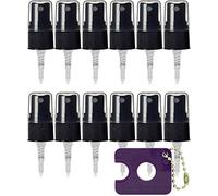 Spray Bottle Tops For Essential Oil Bottles. Reduce, Reuse and Recycle Your Empty EO Containers and Bottles With Our Fine Mist Sprayer Replacement Pump (Black) by Got Oil Supplies