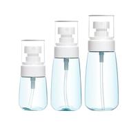 Spray Bottles, 30ml 60ml 80ml Clear Empty Fine 3 Pcs Mist Spray Bottles Small Travel Plastic Atomiser Bottle Refillable Liquid for Essential Oils, Cleaning, Make-up Cosmetic Hair, Leak Proof, BPA Free