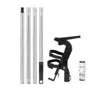 Spray Can Extension Pole - Adjustable Telescopic Rod Attachment, Long Range Sprayer Mount Adapter, Angle Adjustable Spray Tool, Multi Length Extension Pole | Tree Gutter Garden Yard Bee Nest