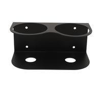 Spray Can Holder, Heavy Duty Craft Paint Bottle Organizer Spray Bottle Holder Wall Mount Carbon Steel Storage Rack with Mounting Accessories Bottle Holder for Garage Home (Double