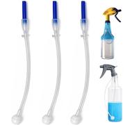 Spray Can Nozzles Trigger Spray Bottle Spray Nozzle for Bottle, 3-Piece Multi-Angle Adapter Set for Tight Spaces and Upside-Down Spraying, Universal Fit with 13 Cm Length
