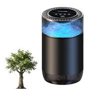 Spray Car Viewing Aromatherapy Diffuser, Rechargeable Auto On/Off Intelligent Car Diffuser, with 4 Adjustable Lights 3 Mist Level for Home Car (Forest)