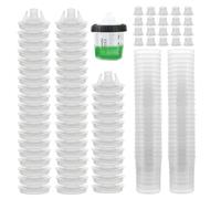 Spray Cup System - 50 Painting Kit, Graduated Mixing Container | Reusable Coating Accessory for Automotive Refinishing Repairs Detailing Workshop Finishing Projects Equipment