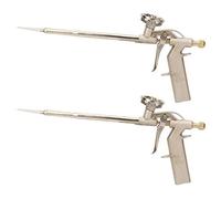 Spray Foam Insulation Gun Spray Foam Applicator Gun 2pcs Aluminum Alloy Spray Foam Extension Gun Fill Seal Dispenser Insulation Applicator