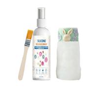 Spray for - 4 Inch Release Agent | Resin Demoulding Fluid - Professional Silicone Lubricant with Application Brush for Making This Spray d