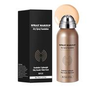 Spray Foundation - 70ml Airbrush Makeup | Full Coverage Concealer For Mature Skin, Lightweight Breathable Mist, Moisturizing Liquid Base For Weddings And Travel, Long Lasting Silk Finish, Natural