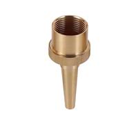 Spray Fountain Nozzle 1/2" 3/4" 1" 1.5" Female Thread Copper Straight Jet Fountain Nozzle Garden Park Radial Water Column Adjustable Sprinkler Head 1Pc(1 inch)