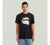 G-star Spray G Logo Short Sleeve T-shirt Black XL Men