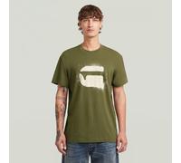 Spray G Logo T-Shirt - Green - Men M