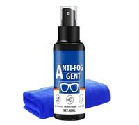 Spray Glasses - 30ml Anti Fog Lens Cleaning Fluid, Portable Optical Glass Cleaner Solution, Clear Anti Smudge Spray Bottle, Compact Cleaning Care Tool | for Eyeglasses Goggles Windshield Sc