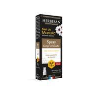 Spray gorge & bouche Miel de Manuka 25ml | 25 ml - Manuka Honey IAA15+, Propolis, Manuka Essential Oil - Made in France Herbesan
