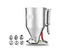 Spray Gun, 3500ml Stucco Spray Gun Cement Mortar Sprayer Hopper Jet Paint Wall Concrete Tools Diatom Mud Spray Gun Putty Powder Spray Pot