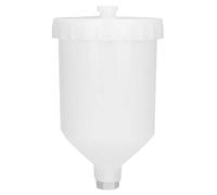 Spray Gun Cup, 600ml High Hardness Plastic 0.6in Female Threaded Tight Sealing Feed Paint Cup for Spray Gun Accessories Replacement