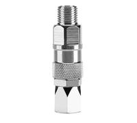 Spray Gun Hose Swivel Joint For Paint Sprayers 360 Degree Airless Spray Gun Swivel Joint Connector 1/4-Inch Stainless Steel Male-Female For Titan Airless Spray Gun and Hose