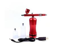 Spray gun nail art birthday cake colouring small air pump + airbrush adjustable art art school spray paint tattoo Wide Application(131 gun (0.5))