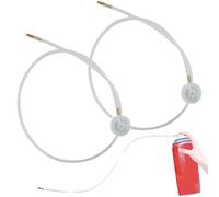 Spray Gun, Spray Can Nozzle Extension Hose, 2Pcs 19.7" 360 Degree Nozzle Extension Hose, White Wand, Air Conditioner Cleaner