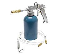 Spray Gun w/Pressure Cup 1100ml 4-6bar 1/4" Cavity Gun w/Hoses Spray Gun w/Hook and Round Nozzle