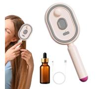 Spray Hair Brush Rechargeable Comb with Oil, Measuring Cup