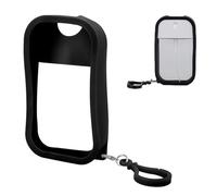 Spray Hand Sanitizer Accessories Portable Silicone Case for Travel Card Spray Bottles with Keychain Hook Refillable Perfume Hand Sanitizer Makeup Storage