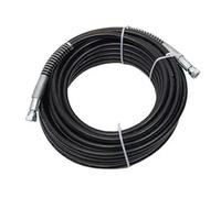 Spray Hose Airless Hose 5800PSI High Pressure Pipe Airless Sprayer Paint Hose Fit For Sprayer Gun Pipe BSP 1/4" Multipurpose Hose(Brown B,15 M)