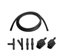Spray Jets Car Front Windshield Washer Nozzle 4-Way Adjustable Spray Suitable For 9mm 8mm Wide And 4mm Thick Arm Style Washer Nozzles Components(A002)