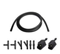 Spray Jets Car Front Windshield Washer Nozzle 4-Way Adjustable Spray Suitable For 9mm 8mm Wide And 4mm Thick Arm Style Washer Nozzles Components(A004)