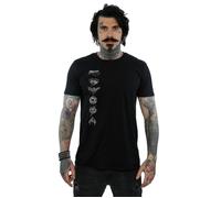 Spray Logo Cotton T-Shirt Justice League Black XXL