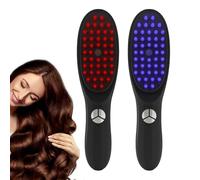 Spray Massage Comb, Innovative Hair Restoring Brush | Comfortable and Innovative Spray Vibrating Massager Comb for Hair Regrowth, Detangling and Scalp Soothing, Red/Blue light ther-apy hair