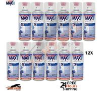 Spray Max 680061 2K Gloss Clear Coat Aerosol 400ml - Pack of 12 Automotive Spray