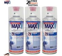 Spraymax 2K Clear Coat Spray Paint - Gloss High Pressure Sealant - 400ml Can