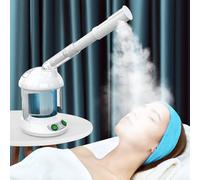 Spray Moisturizing Steaming Face Instrument, Facial Steamer with Extendable 360° Rotating Arm, Portable Facial Steamer for Personal Care Use At Home or Salon, Reduce Blackheads Acne