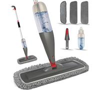 Spray Mop for Floor Cleaning with Washable Pads, Microfiber Wet Mops with 800 ml Refillable Bottle,Reusable Dust Mops with Sprayer for Hardwood Laminate Vinyl Tile Cleaning