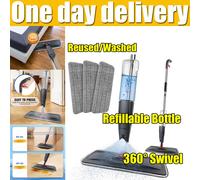 Spray Mop 2 in 1 With Microfibre Flat Mop, 40 x 12 x 128 cm