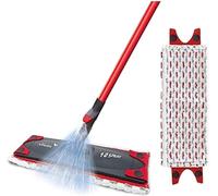Spray Mop Vileda 1 - 2 Microfibre Flat Floor Spray Replacement Refill Head Red