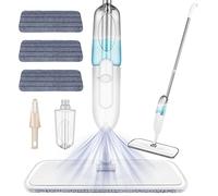 Spray Mop with 3 Mop Pads and 500 ml Water Tank for Tiles, Laminate, Marble, Hardwood