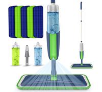 Spray Mop with 5 Washable Pads: Microfibre Floor Mop for Cleaning Floors